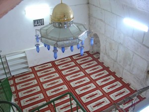 صورة لمصلى البراق من داخل المسجد الأقصى.